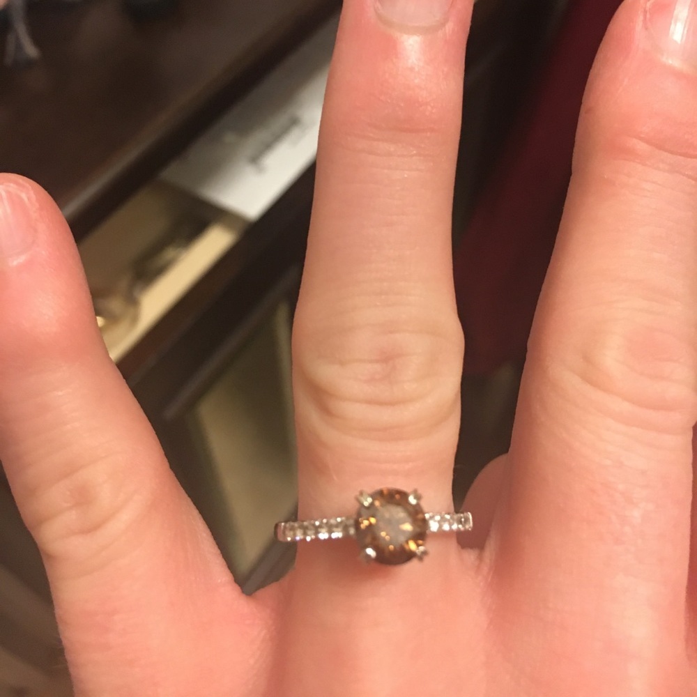 Chocolate diamond ring